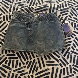 NWT Denim Mini Skirt